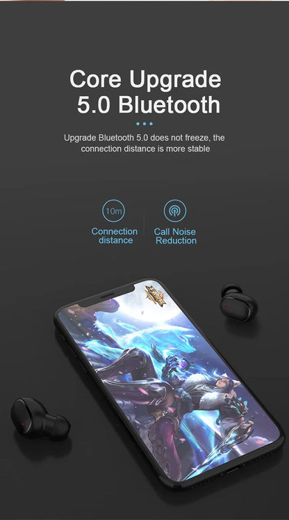 A6S TWS Fones De Ouvido Sem Fio Bluetooth