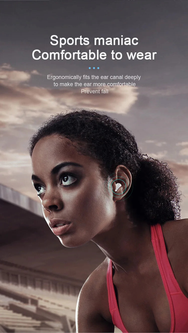 A6S TWS Fones De Ouvido Sem Fio Bluetooth
