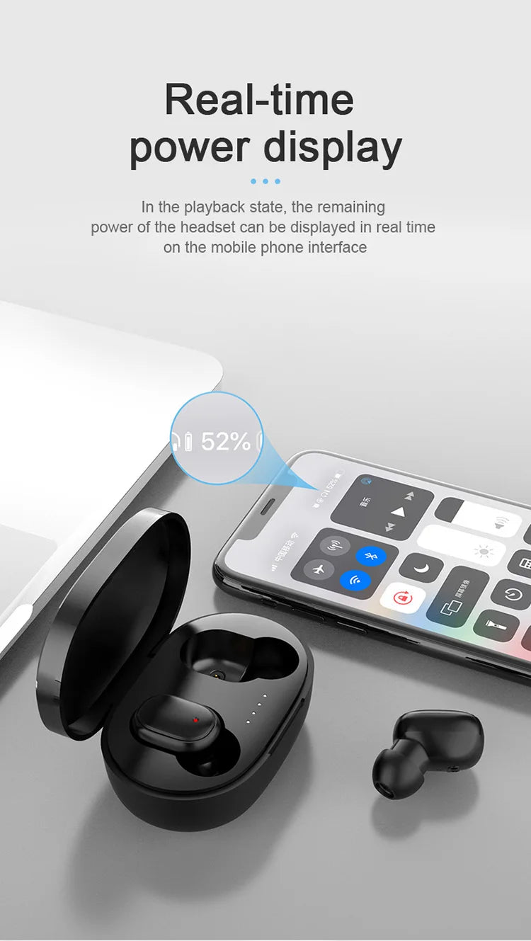 A6S TWS Fones De Ouvido Sem Fio Bluetooth